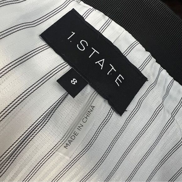 1.STATE Black Single Button Blazer | Size 8 | NWT - Picture 9 of 11